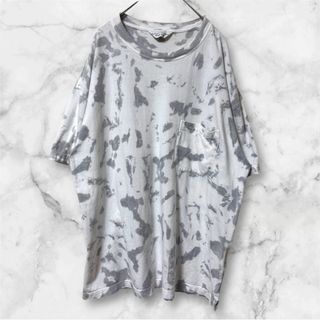 UNUSED アンユーズド 19SS タイダイ染めtシャツ 胸ポケット ホワイト
