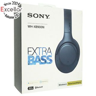 ソニー(SONY)の【新品(開封のみ・箱きず・やぶれ)】 SONY　ワイヤレスノイズキャンセリングステレオヘッドセット　WH-XB900N(B)　ブラック(ヘッドフォン/イヤフォン)
