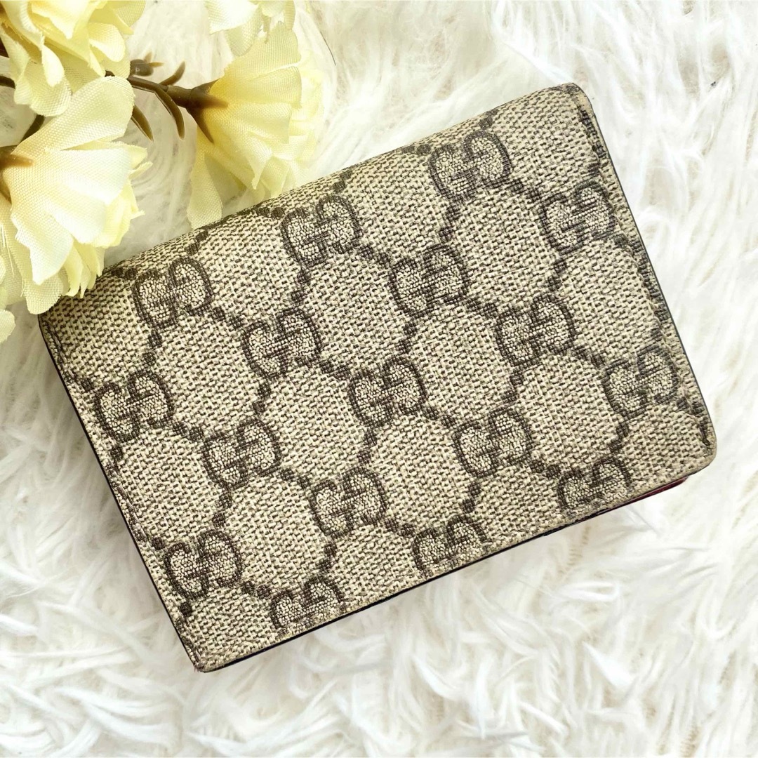 GUCCI - グッチ 折り財布 さくらんぼ チェリー インター