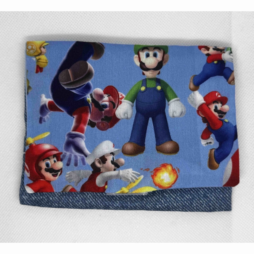 957   ハンドメイド　移動ポケット　マリオ ハンドメイドのキッズ/ベビー(外出用品)の商品写真
