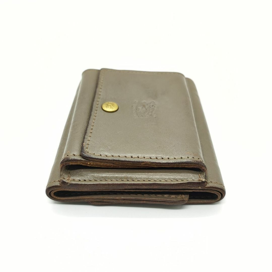 【IL BISONTE 】イルビゾンテ　三つ折り財布　グレー IL BISONTE(イルビゾンテ) 三つ折り財布 グレー｜【公式