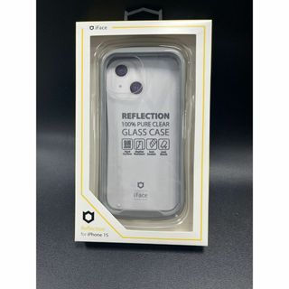 アイフェイス(iFace)の送料無料 iFace iPhone 15 リフレクション スマホケース グレー(iPhoneケース)