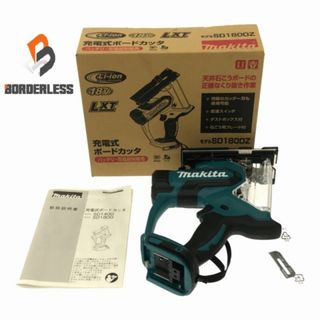 マキタ(Makita)の☆箱あり未使用品☆ makita マキタ 18V 充電式ボードカッター SD180DZ 青/ブルー 本体+パーツ+替刃 切断機 角穴カッタ 112307(工具)