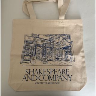 新品未使用　パリ本屋オリジナル　トートバッグ　エコバッグ　厚手(トートバッグ)