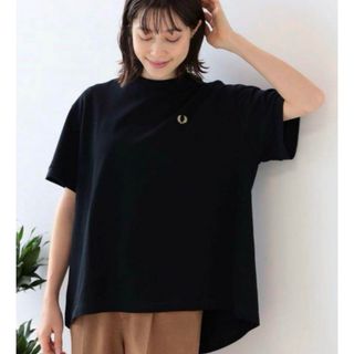 FRED PERRY × Ray BEAMS 別注オーバーサイズTシャツ　(Tシャツ(半袖/袖なし))