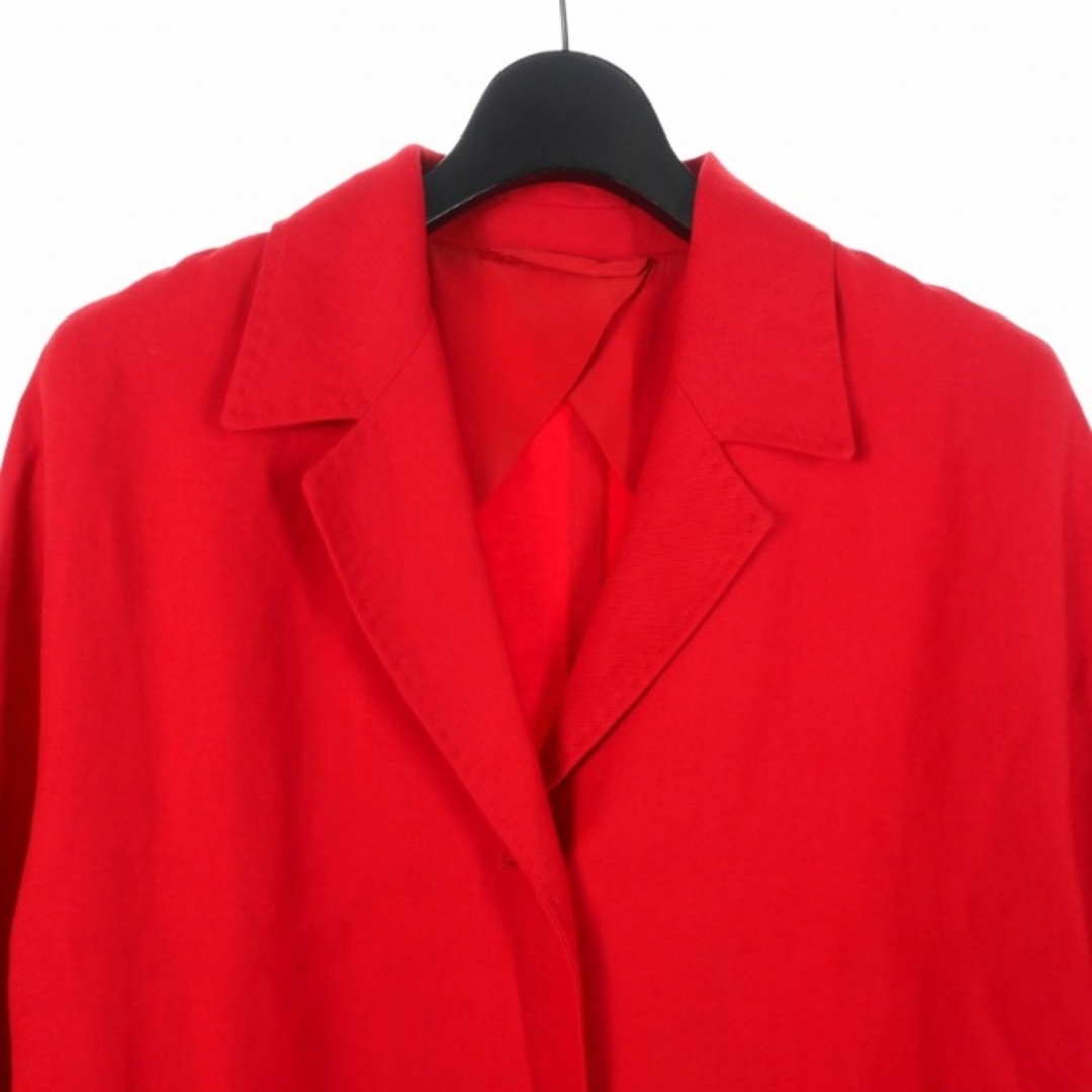 Max Mara - MAX MARA MaxMara STUDIO リネンコート 赤 レッドの