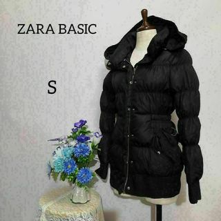 ザラ(ZARA)のザラベーシック　ダウンフェザー　黒色(ダウンコート)
