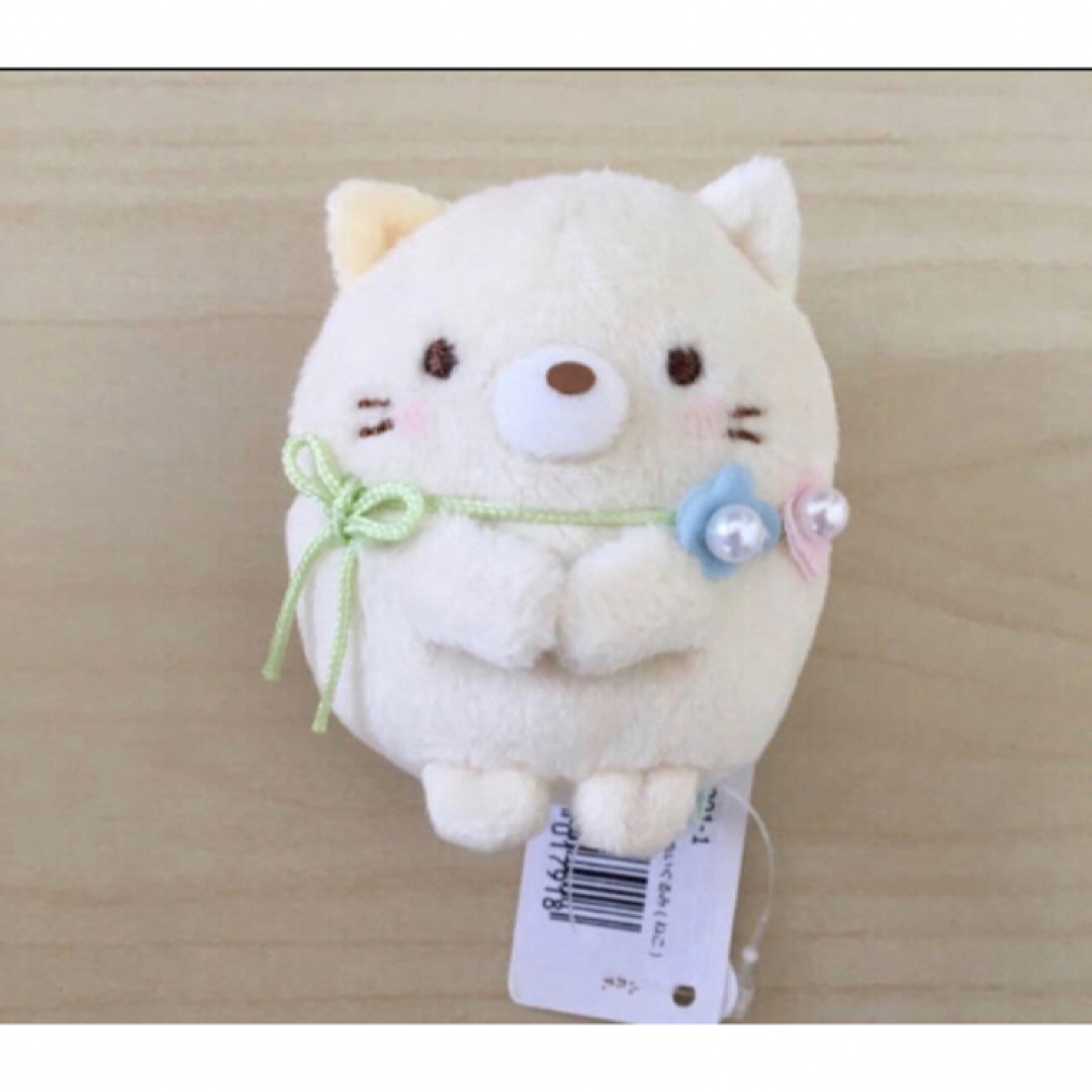 サンエックス(サンエックス)の新品未使用!すみっコぐらし てのりぬいぐるみ ねこ エンタメ/ホビーのおもちゃ/ぬいぐるみ(キャラクターグッズ)の商品写真