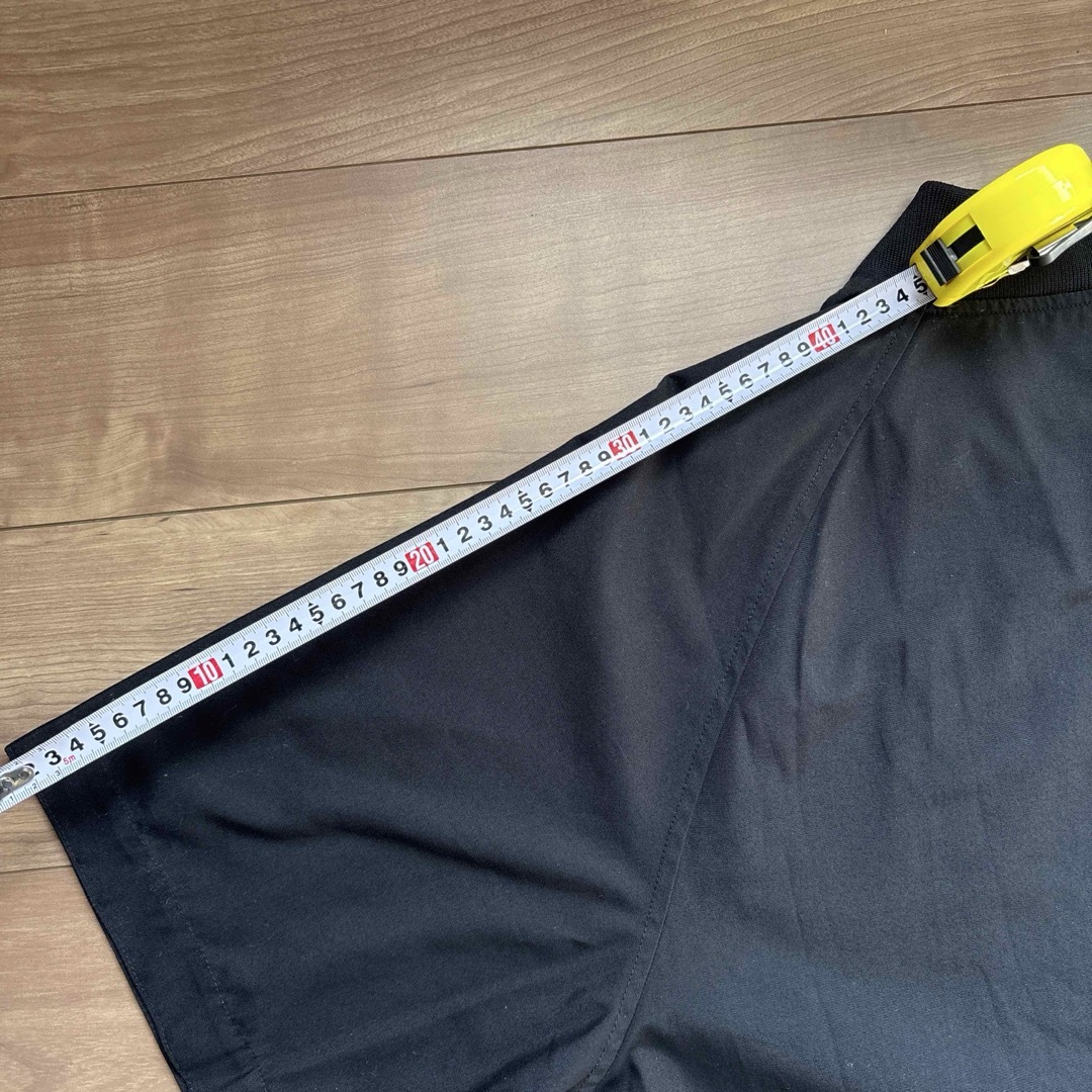 POINT ポイント　半袖シャツ　ジッパー　ブラック　黒　重ね着 メンズのトップス(シャツ)の商品写真