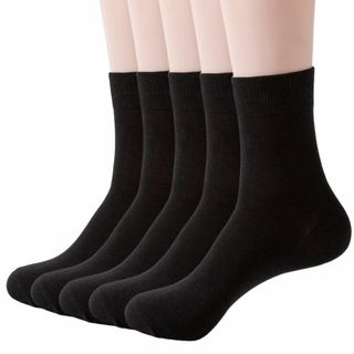 【特価商品】[Josnown] 靴下 レディース 5足セット コーマ綿 吸汗消臭(その他)