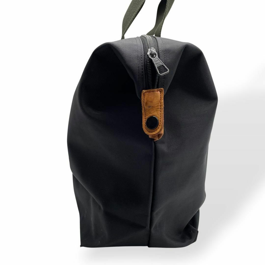 ダンヒルdunhill トートバッグ ボストンバッグ 大容量収納 黒 ブラック Dunhill - 美品 dunhill トートバッグ ボストンバッグ 大容量