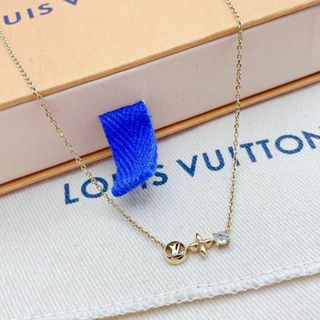 ルイヴィトン(LOUIS VUITTON)のLOUIS VUITTON ネックレス　プティ　ルイ　コリエ　ゴールド(ネックレス)