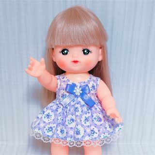 ＊59＊メルちゃん服花柄ワンピース