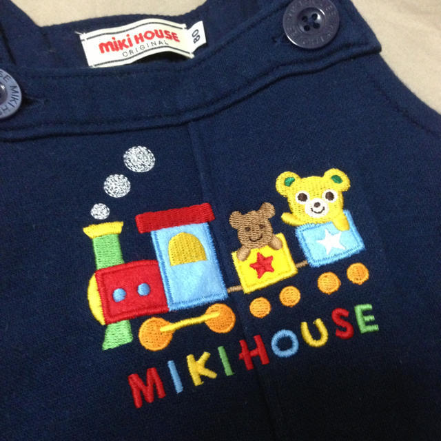 mikihouse(ミキハウス)の値下げ1000→800 キッズ/ベビー/マタニティのベビー服(~85cm)(カバーオール)の商品写真