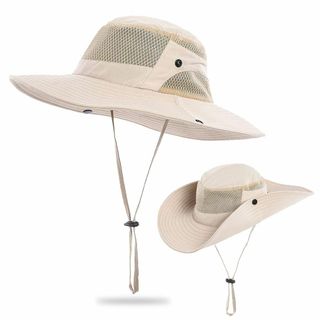 【人気商品】[Favoreal] 日除け帽子 メンズ 夏用 日焼け防止 UVカッ(その他)