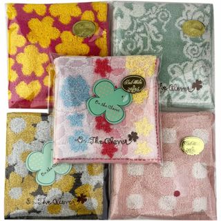 【在庫セール】ふわふわ タオルハンカチ セット販売 無撚糸 5枚セット タオルの(タオル/バス用品)