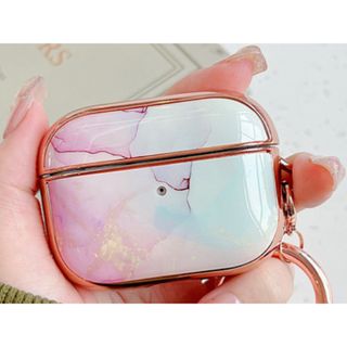 新品マーブル柄 大理石柄 Air pods pro case エアーポッズ プロ(ヘッドフォン/イヤフォン)