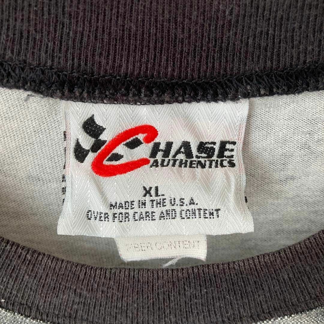 MADE IN USA(メイドインユーエスエー)のメイドインUSA90sヴィンテージ古着総柄ナスカーレーシングプリントTシャツXL メンズのトップス(Tシャツ/カットソー(半袖/袖なし))の商品写真