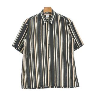 エディフィス(EDIFICE)のEDIFICE エディフィス カジュアルシャツ M 黒 【古着】【中古】【送料無料】(シャツ)