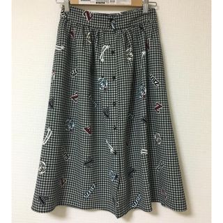 ザラ(ZARA)のチェックスカート(ひざ丈スカート)