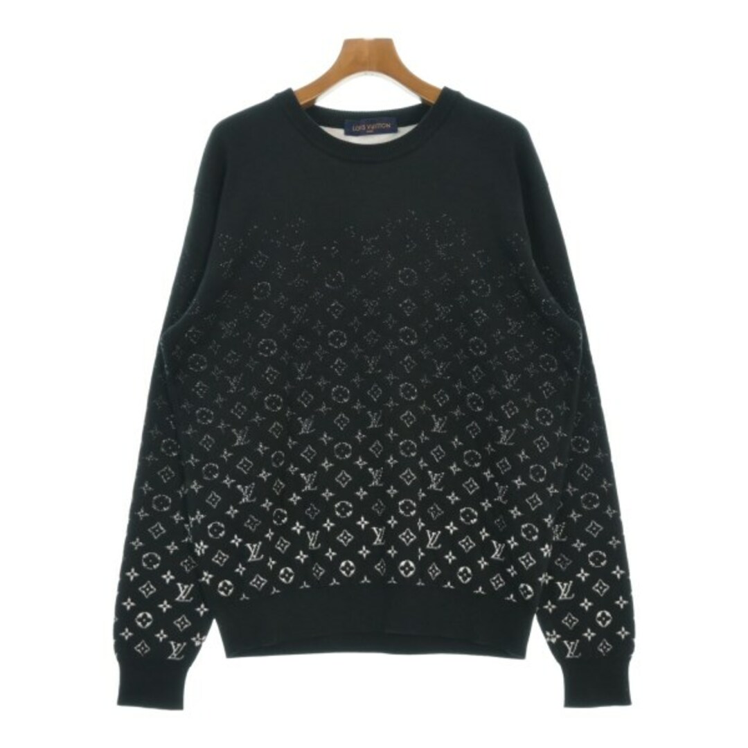 LOUIS VUITTON 半袖ボーダーニット ネイビー ブラック S 丸襟 LOUIS VUITTON（ルイヴィトン）オンライン販売|カインドオル