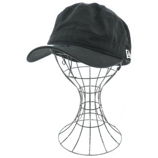 ニューエラ(NEW ERA)のNEW ERA ニューエラ キャップ  黒 【古着】【中古】【送料無料】(キャップ)