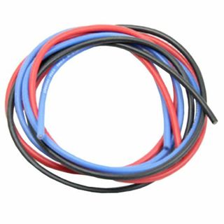 イーグル模型 シリコン銀コードセット・16G[ゲージ] (赤、黒、青 各60cm(その他)
