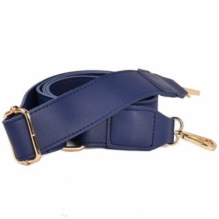 【色:ネイビー】Lelotte ショルダーストラップ 太め バッグ用 単品 調節(その他)
