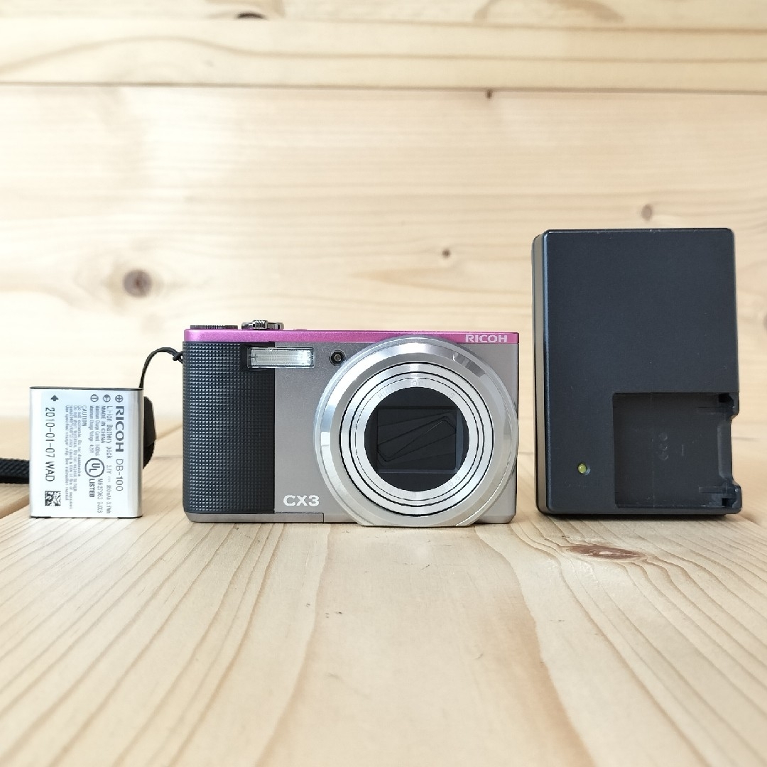 RICOH - ☆動作確認済、美品、シャッター少☆RICOH リコー CX3の