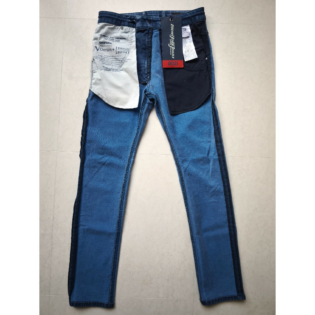 美品 Ｗ２６ DIESEL ジョグ デニム KROOLEY JOGG 069ZV DIESEL - 美品 DIESEL W26 ジョグ デニム KROOLEY-X-NE 0098H