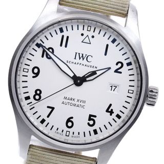 アイダブリューシー(IWC)のIWC IWC SCHAFFHAUSEN IW327017 パイロットウォッチ マークXVIII デイト 自動巻き メンズ 保証書付き_900296(腕時計(アナログ))