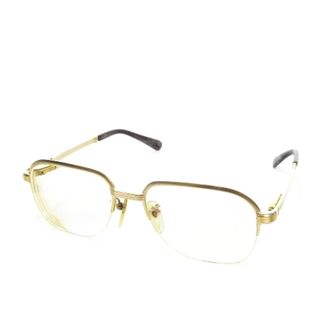 バーバリーズ ヴィンテージ 眼鏡 度あり ロゴ 54 18 142 ゴールド色(その他)
