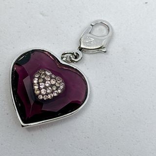 スワロフスキー(SWAROVSKI)のSWAROVSKI スワロフスキー ハート チャーム ペンダント トップ(チャーム)