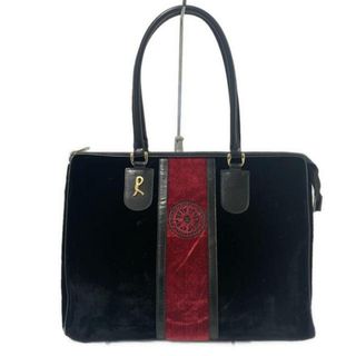 Roberta di camerino(ロベルタ ディ カメリーノ) ハンドバッグ - 黒×レッド レザー
