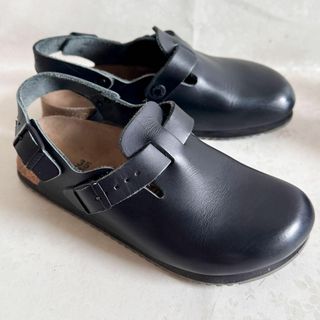 ビルケンシュトック(BIRKENSTOCK)のビルケンシュトック TOKIO トキオ サボサンダル レザー ブラック(サンダル)