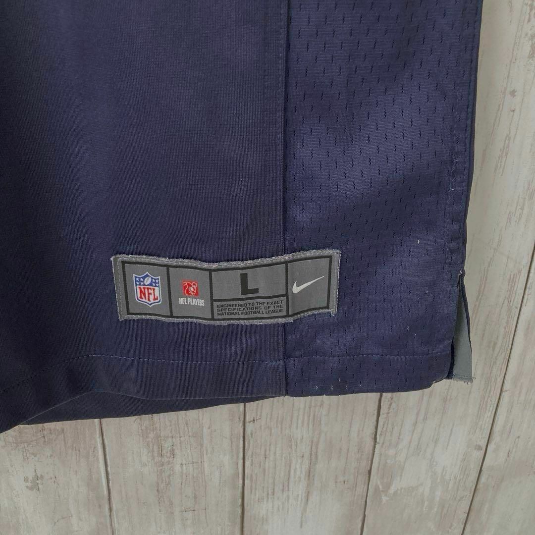 NFL BEARS シカゴベアーズプリントゲームシャツ サイズL アメリカ古着 メンズのトップス(Tシャツ/カットソー(半袖/袖なし))の商品写真