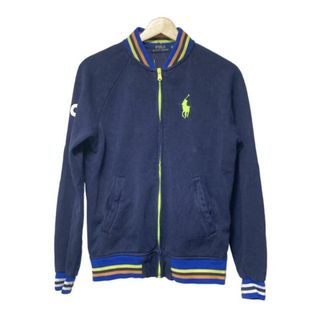 ポロラルフローレン(POLO RALPH LAUREN)のPOLObyRalphLauren(ポロラルフローレン) ジャージ サイズXS メンズ - ネイビー×イエローグリーン×マルチ 長袖(ジャージ)
