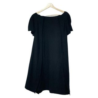 イッセイミヤケ(ISSEY MIYAKE)のISSEYMIYAKE(イッセイミヤケ) ワンピース サイズ2 M レディース - 黒 半袖/ひざ丈/ニット/A.POC INSIDE(その他)