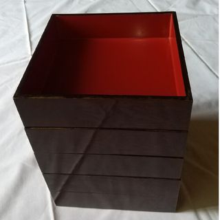 漆塗りお重五段(漆芸)