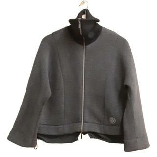モラビト(MORABITO)のMORABITO(モラビト) ジャージ サイズ36 S レディース美品  - ダークグレー×黒 長袖/ジップアップ(その他)