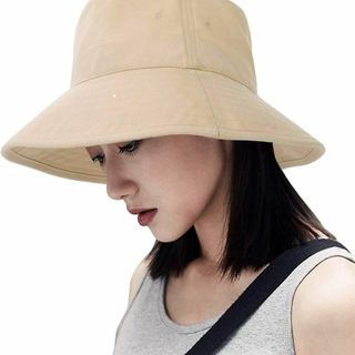 帽子 レディース 紫外線対策 熱中症予防 ハット 日よけ 小顔効果 日焼け(ハット)