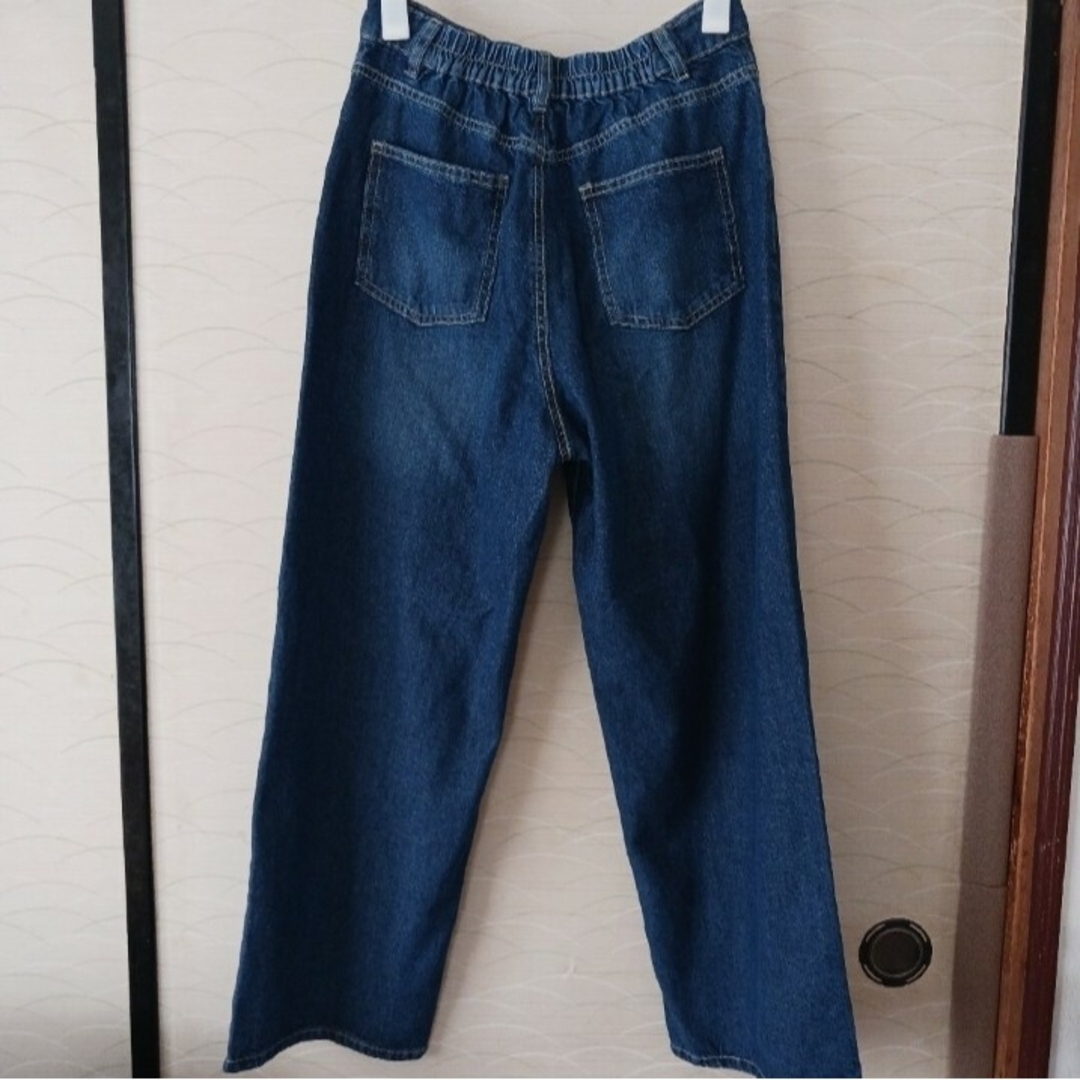 HONEYS(ハニーズ)のHoneys ストレートパンツ 股下68cm デニム ワイドパンツ ハイウエスト レディースのパンツ(デニム/ジーンズ)の商品写真