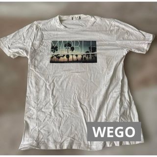 WEGO - 【WEGO】 ハワイアン柄 Tシャツ ホワイト M