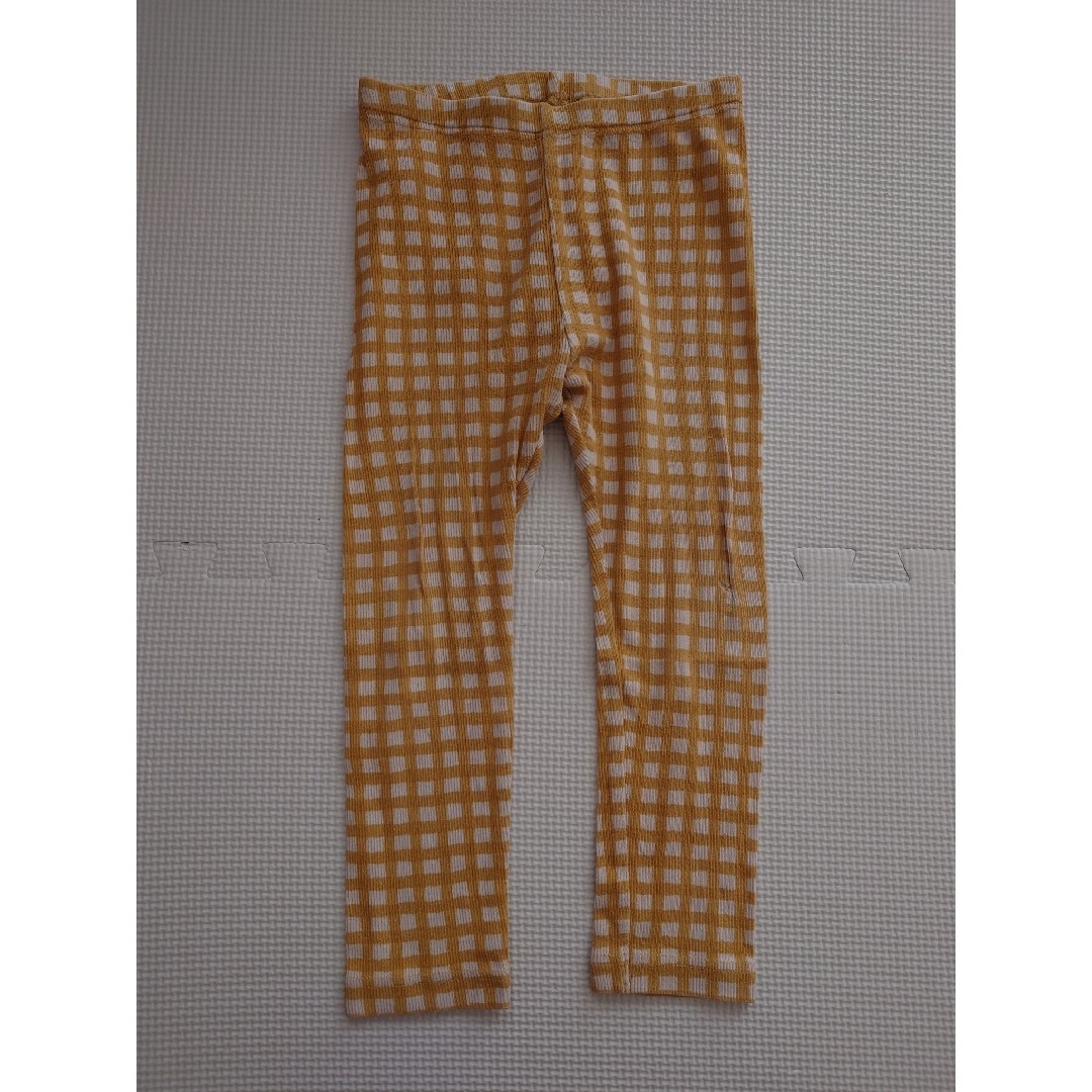 UNIQLO(ユニクロ)の［8/18］50%OFF　UNIQLO　レギンス　リブチェック キッズ/ベビー/マタニティのキッズ服男の子用(90cm~)(パンツ/スパッツ)の商品写真