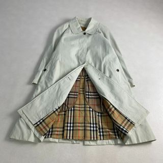 バーバリー(BURBERRY)のバーバリーズ　ステンカラーコート　ノバチェック　ライナー付き　ライトベージュ(ロングコート)