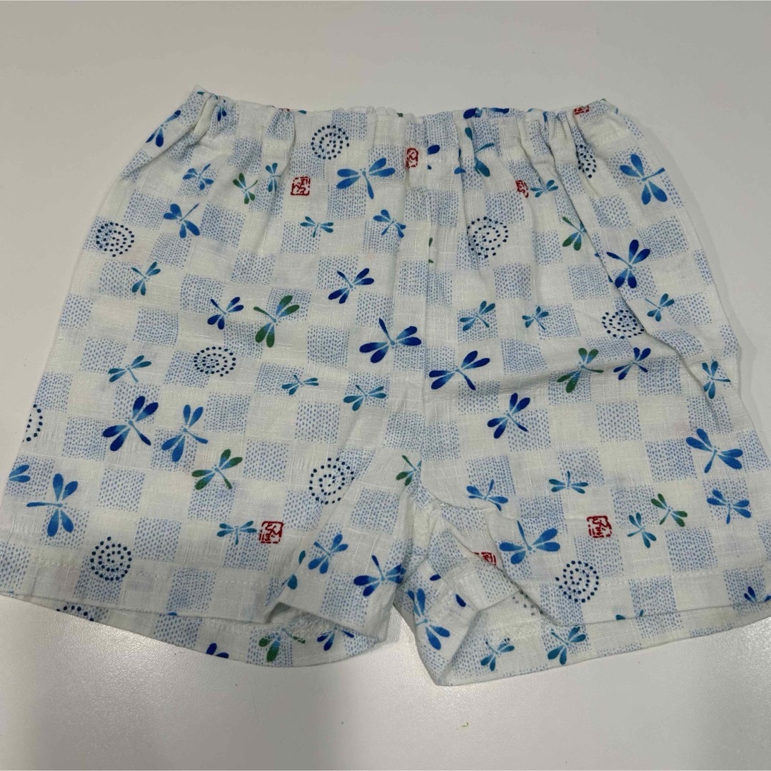 甚平　90サイズ キッズ/ベビー/マタニティのキッズ服男の子用(90cm~)(甚平/浴衣)の商品写真