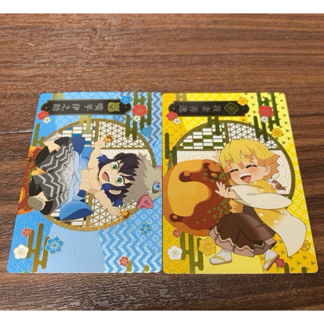鬼滅の刃　銀だこ　コラボカード　箔押し　伊之助 鬼滅の刃 - 鬼滅の刃 銀だこ カード 書き下ろしカード コラボ