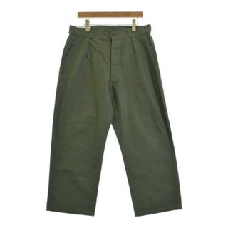 ミリタリー(MILITARY)のMILITARY ミリタリー カーゴパンツ L 緑 【古着】【中古】【送料無料】(ワークパンツ/カーゴパンツ)