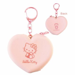 234zak625msSR-5544292KT ティ【送料無料】【サンリオキャラクターズ】ハート型シリコーンミニポーチ【ハローキティ】【ケース】【小物入れ】【収納】【キーホルダー】【キーリング】【雑貨】【グッズ】【かわいい】(その他)