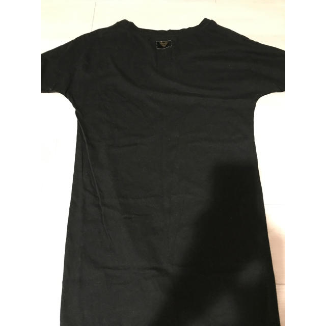 DURAS(デュラス)のDURAS スパンコール スーパーマンロング丈Tシャツ レディースのトップス(Tシャツ(半袖/袖なし))の商品写真
